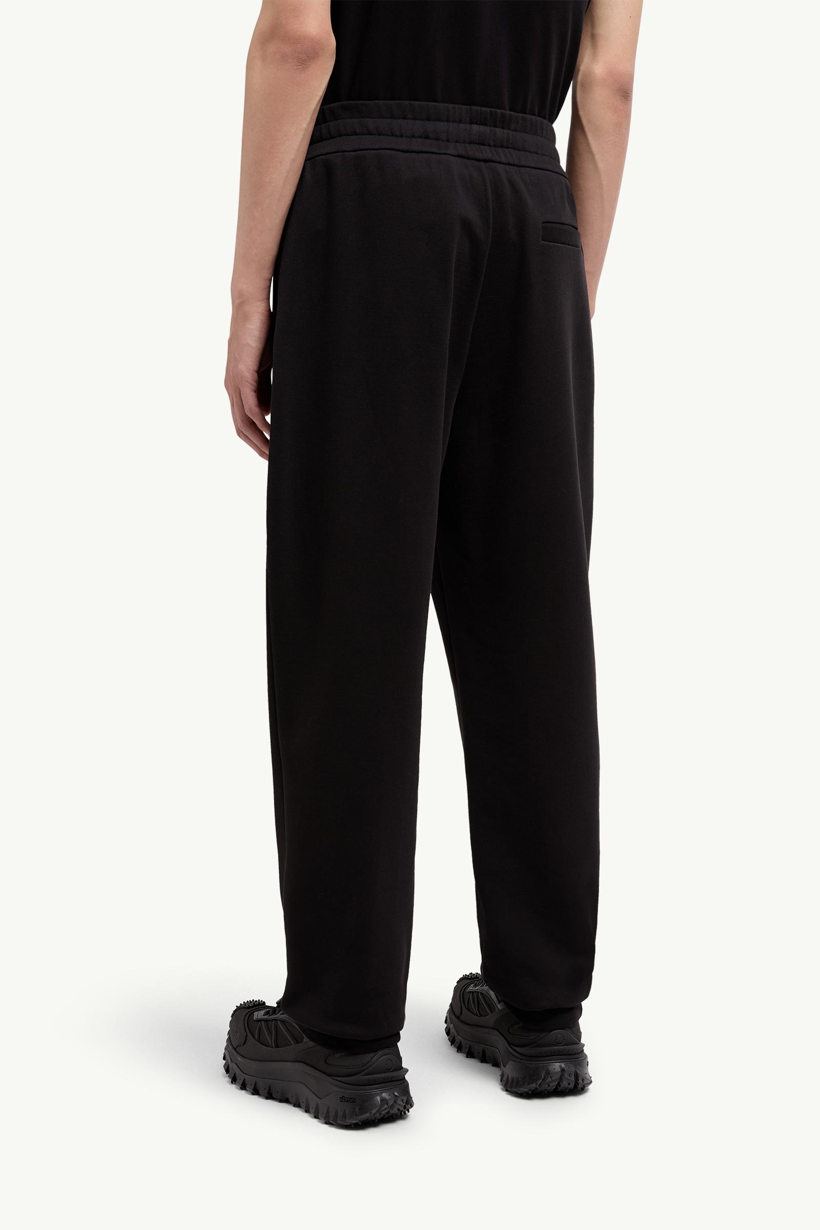 Moncler Cotton Sweatpants Black Black
