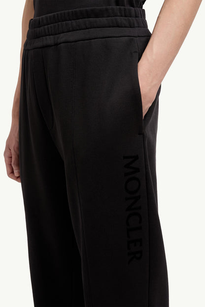 Moncler Cotton Sweatpants Black Black