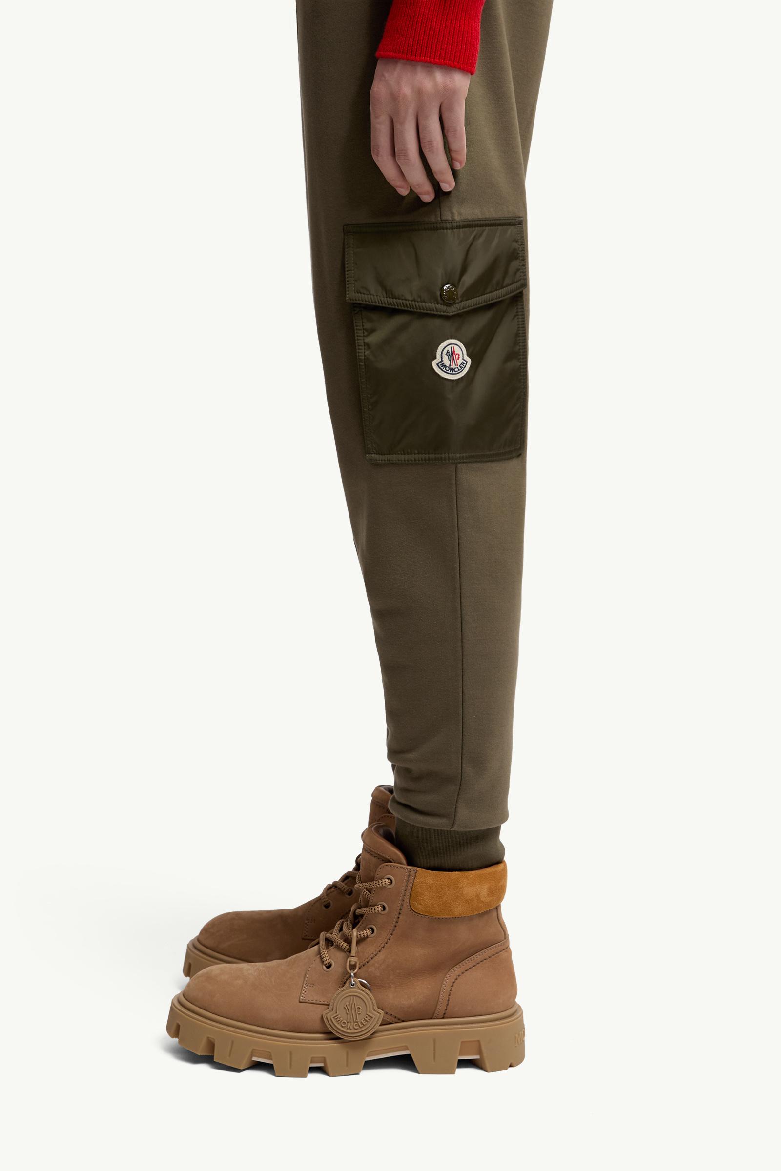 Moncler Cotton Blend Sweatpants Dark Green Dark Green