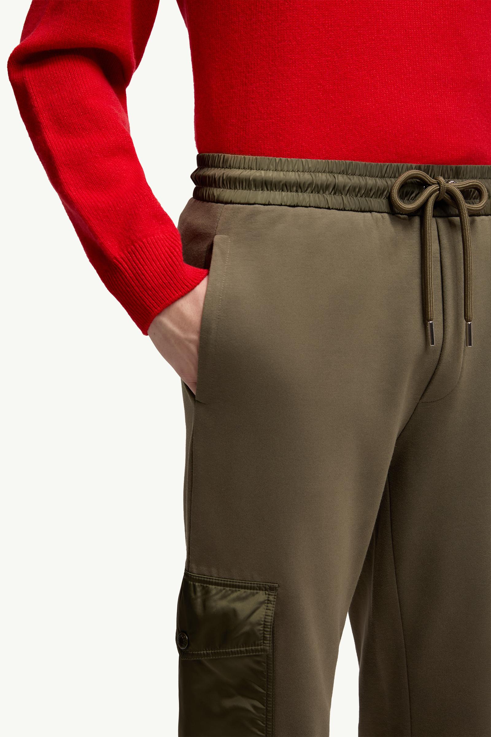 Moncler Cotton Blend Sweatpants Dark Green Dark Green