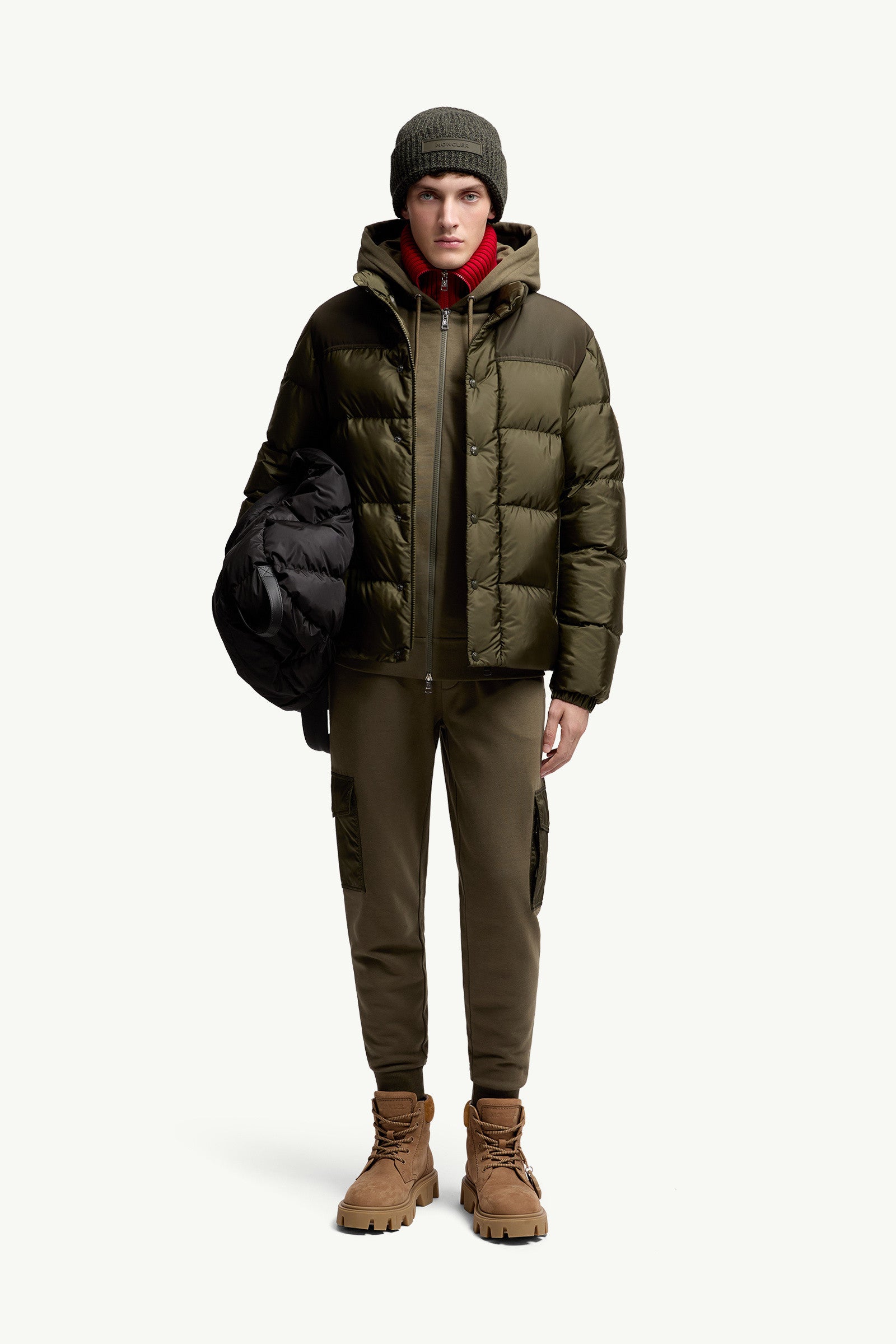 Moncler Cotton Blend Sweatpants Dark Green Dark Green