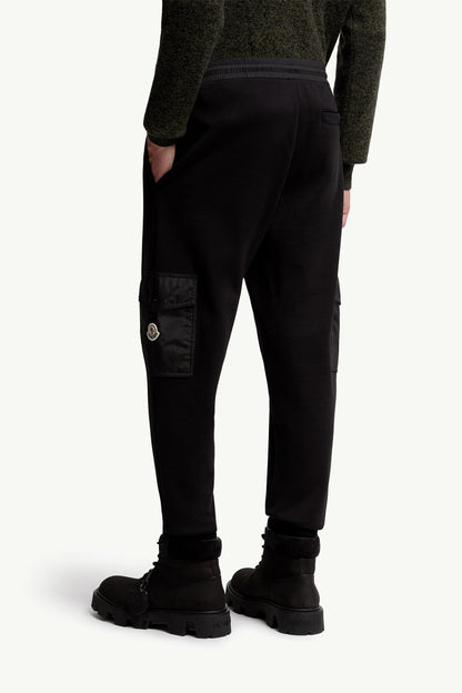 Moncler Cotton Blend Sweatpants Black Black