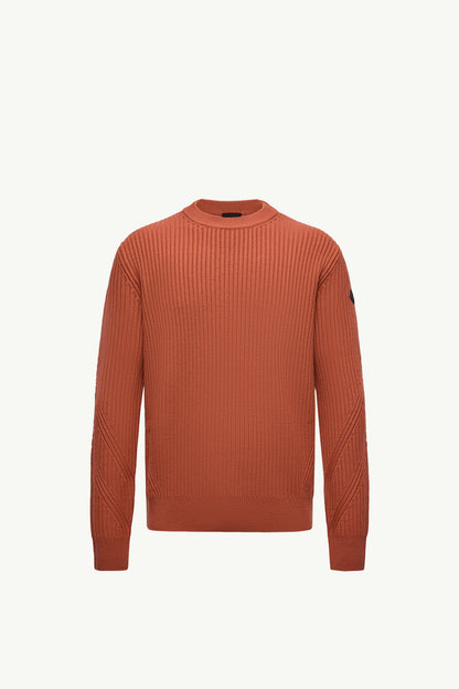 Moncler Wool Sweater Orange Orange