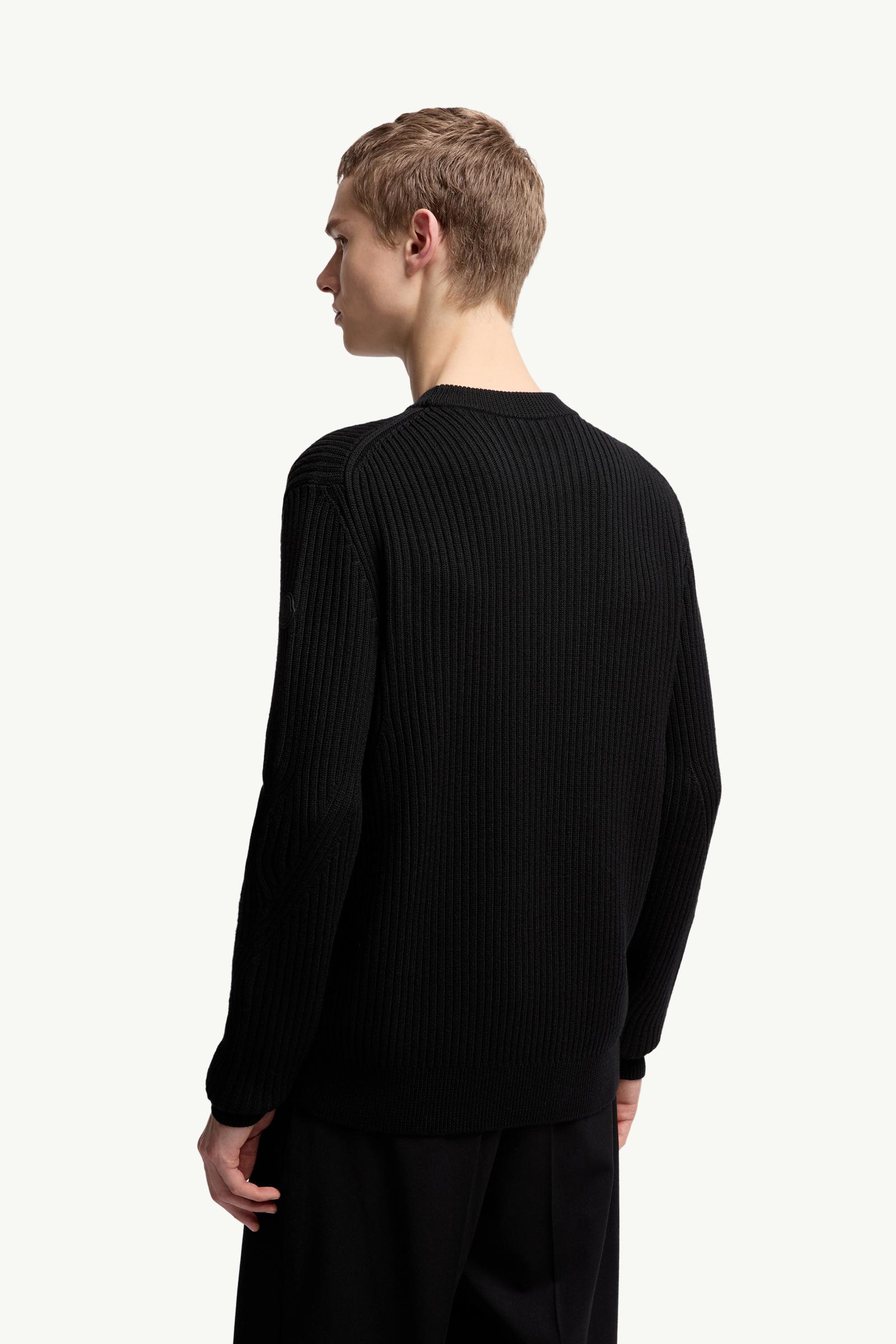 Moncler Wool Sweater Black Black