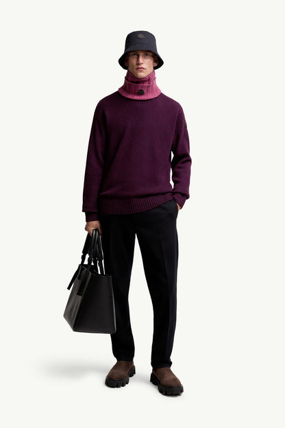 Moncler Wool & Cashmere Sweater Purple Purple