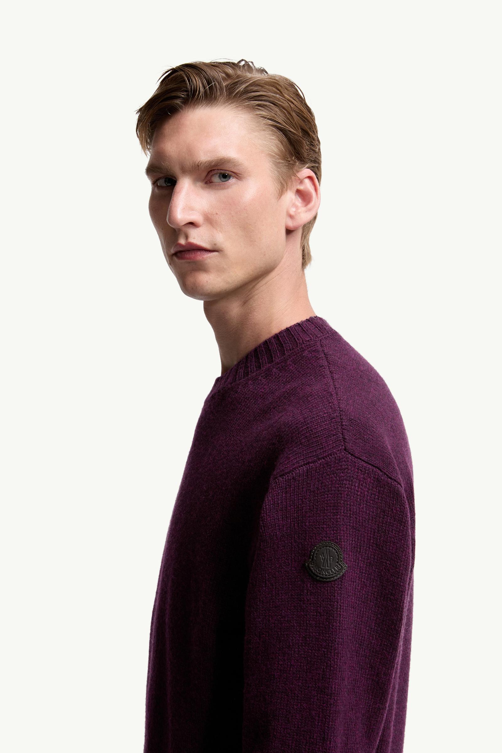 Moncler Wool & Cashmere Sweater Purple Purple