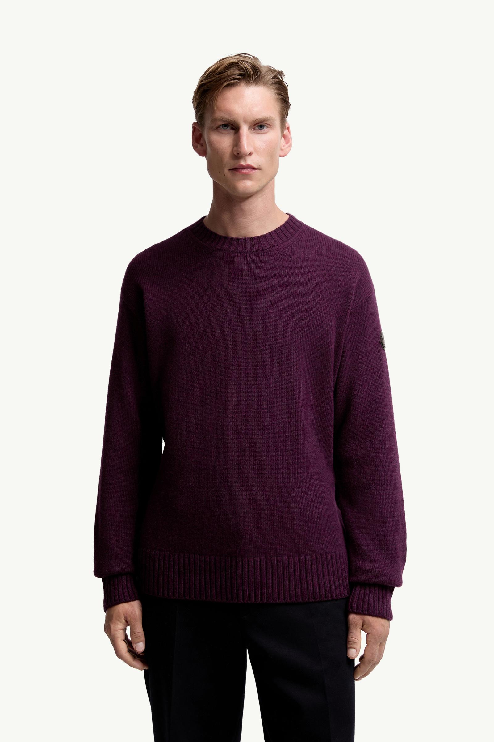 Moncler Wool & Cashmere Sweater Purple Purple