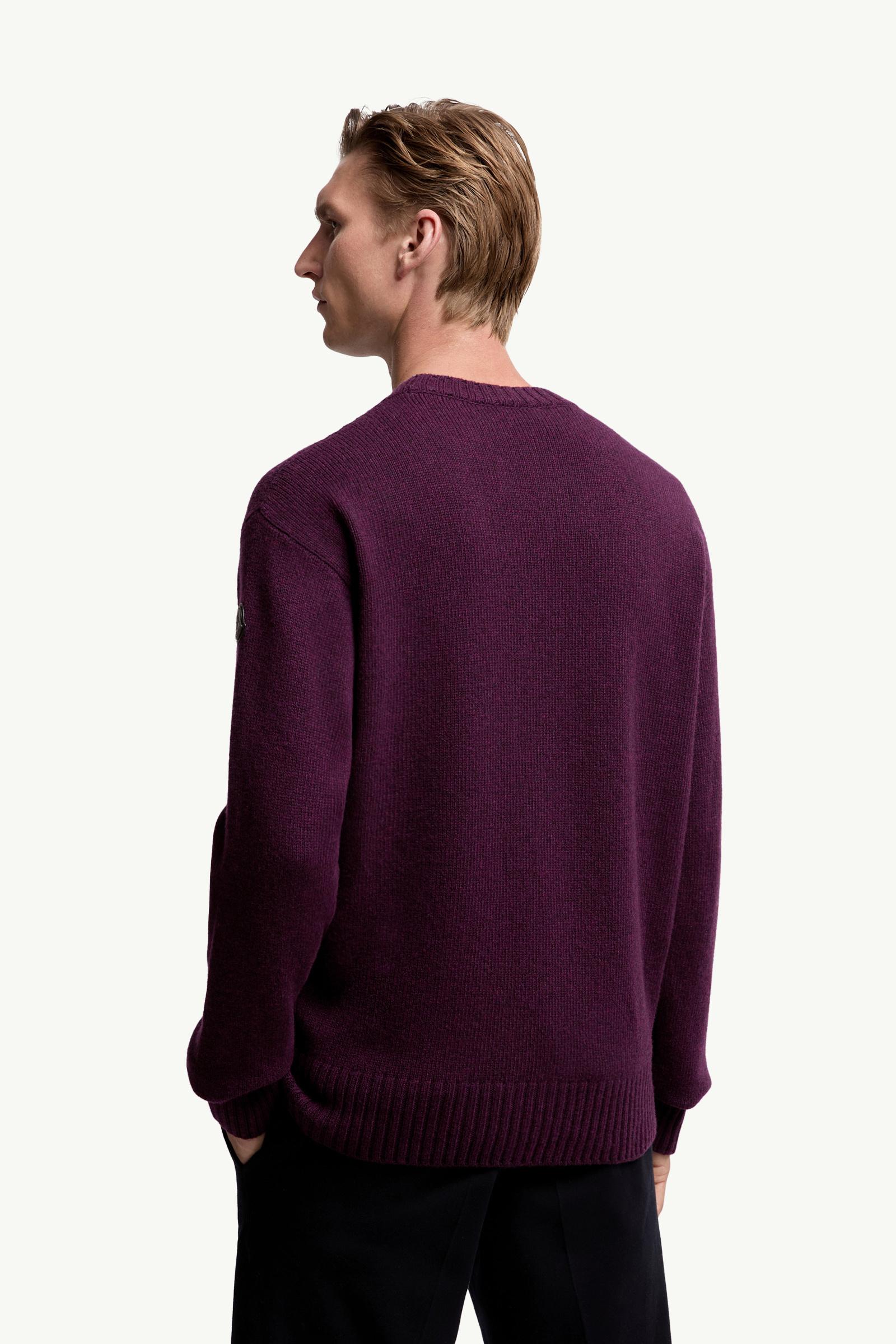 Moncler Wool & Cashmere Sweater Purple Purple