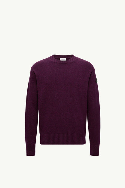 Moncler Wool & Cashmere Sweater Purple Purple
