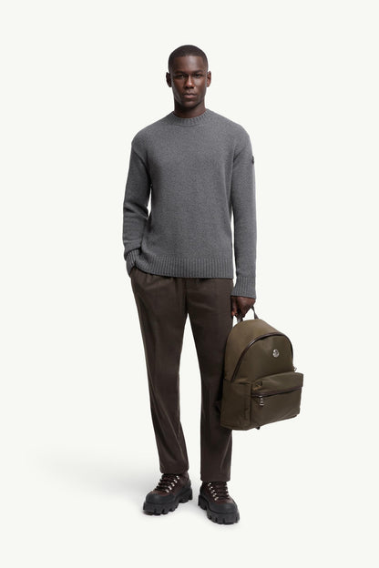 Moncler Wool & Cashmere Sweater Dark Grey Dark Grey