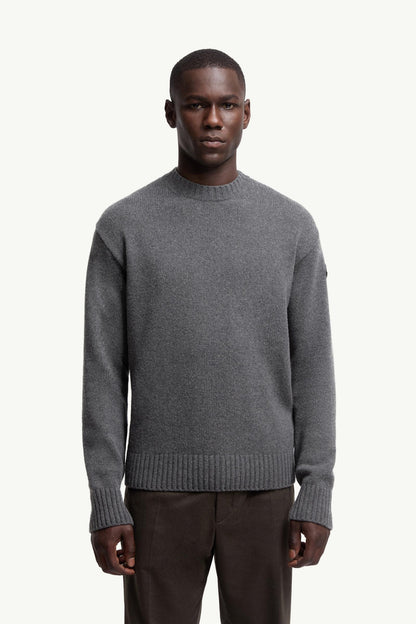 Moncler Wool & Cashmere Sweater Dark Grey Dark Grey