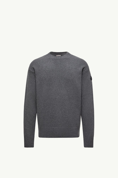 Moncler Wool & Cashmere Sweater Dark Grey Dark Grey