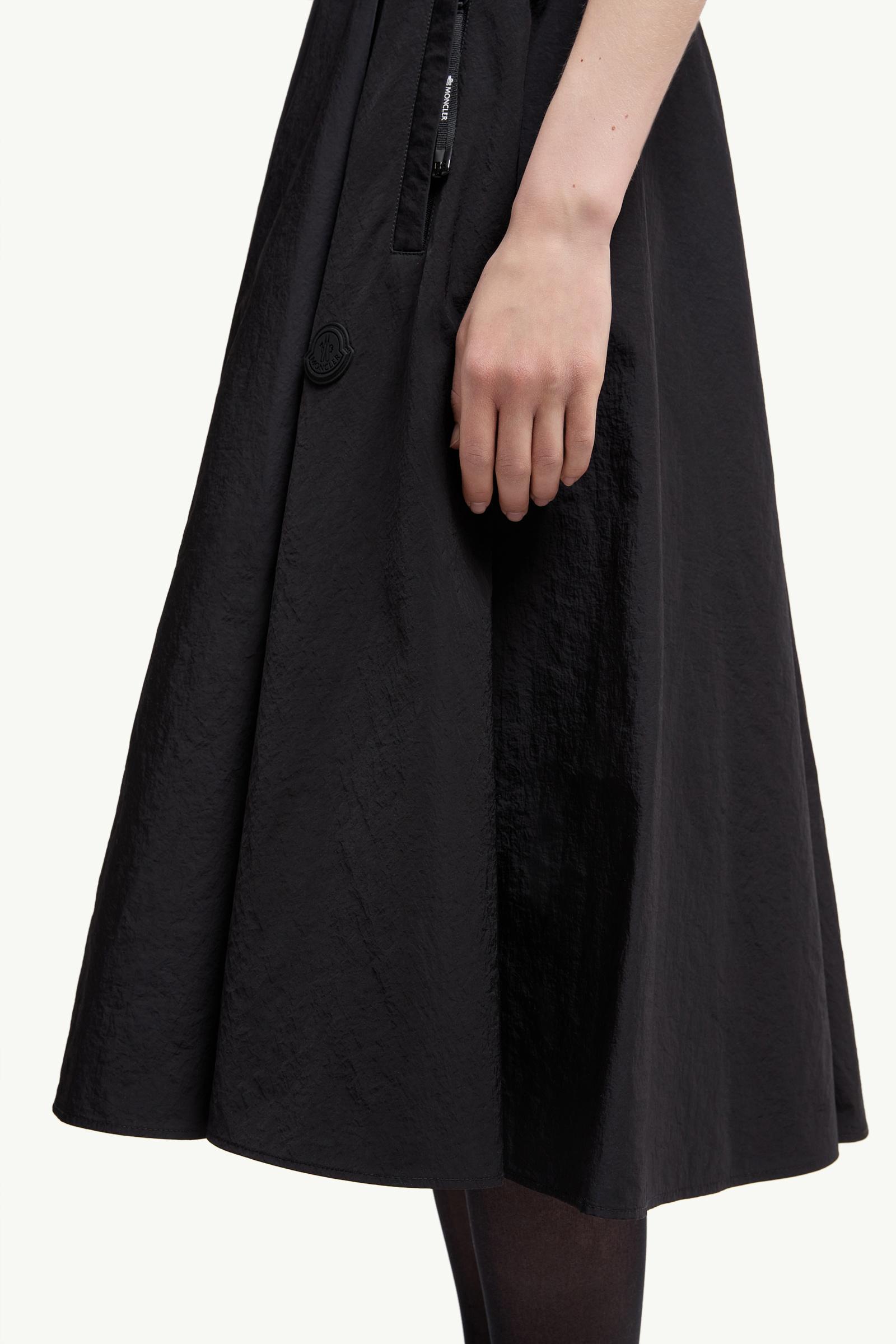 Moncler Midi Skirt Black Black