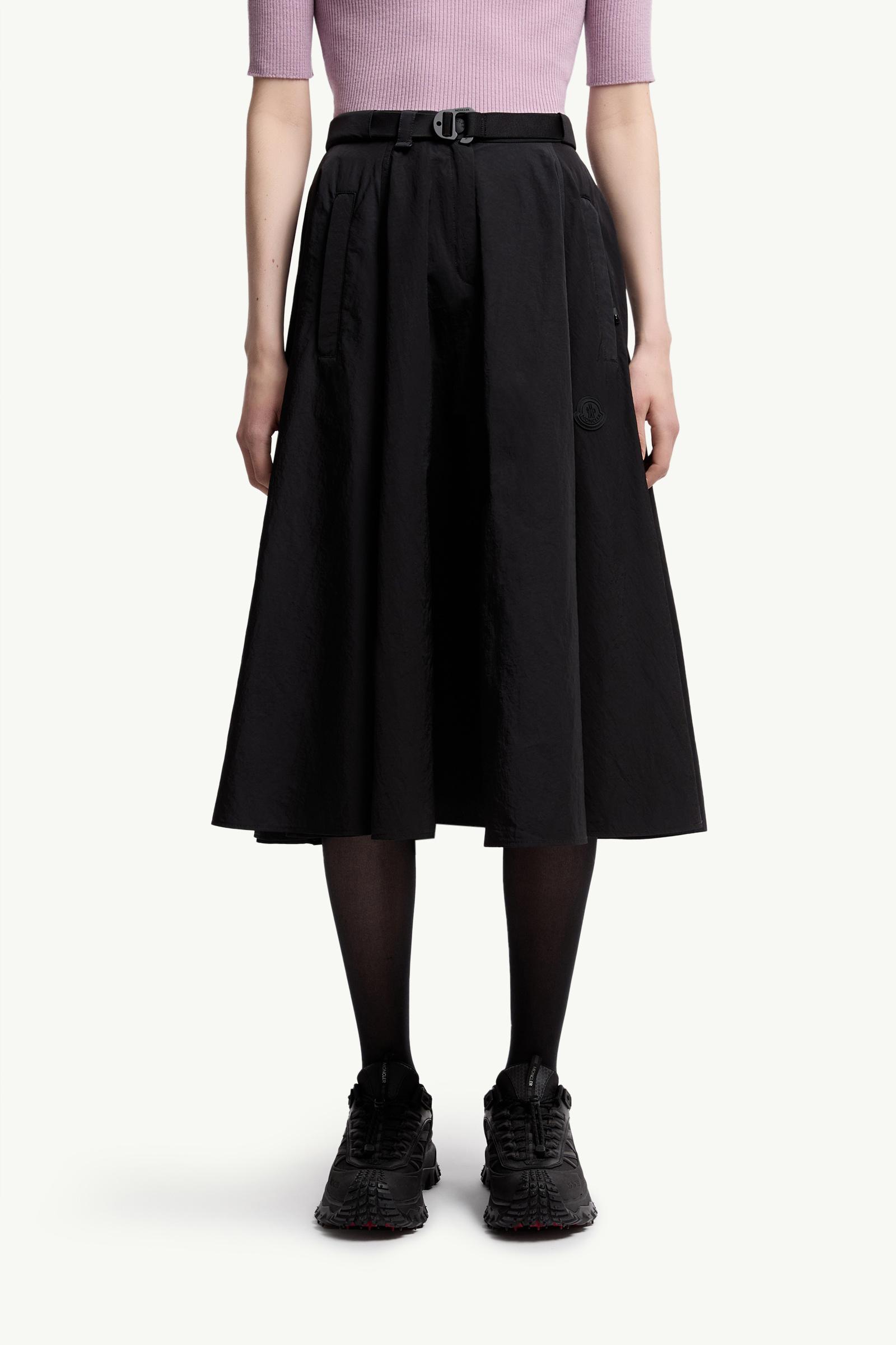 Moncler Midi Skirt Black Black