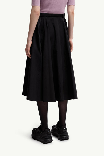Moncler Midi Skirt Black Black