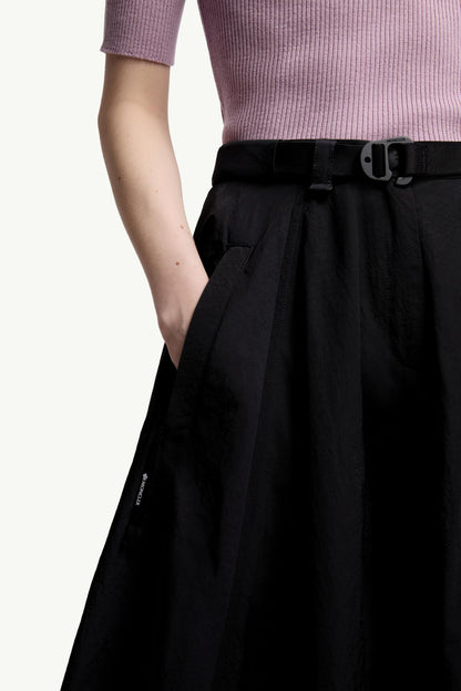 Moncler Midi Skirt Black Black