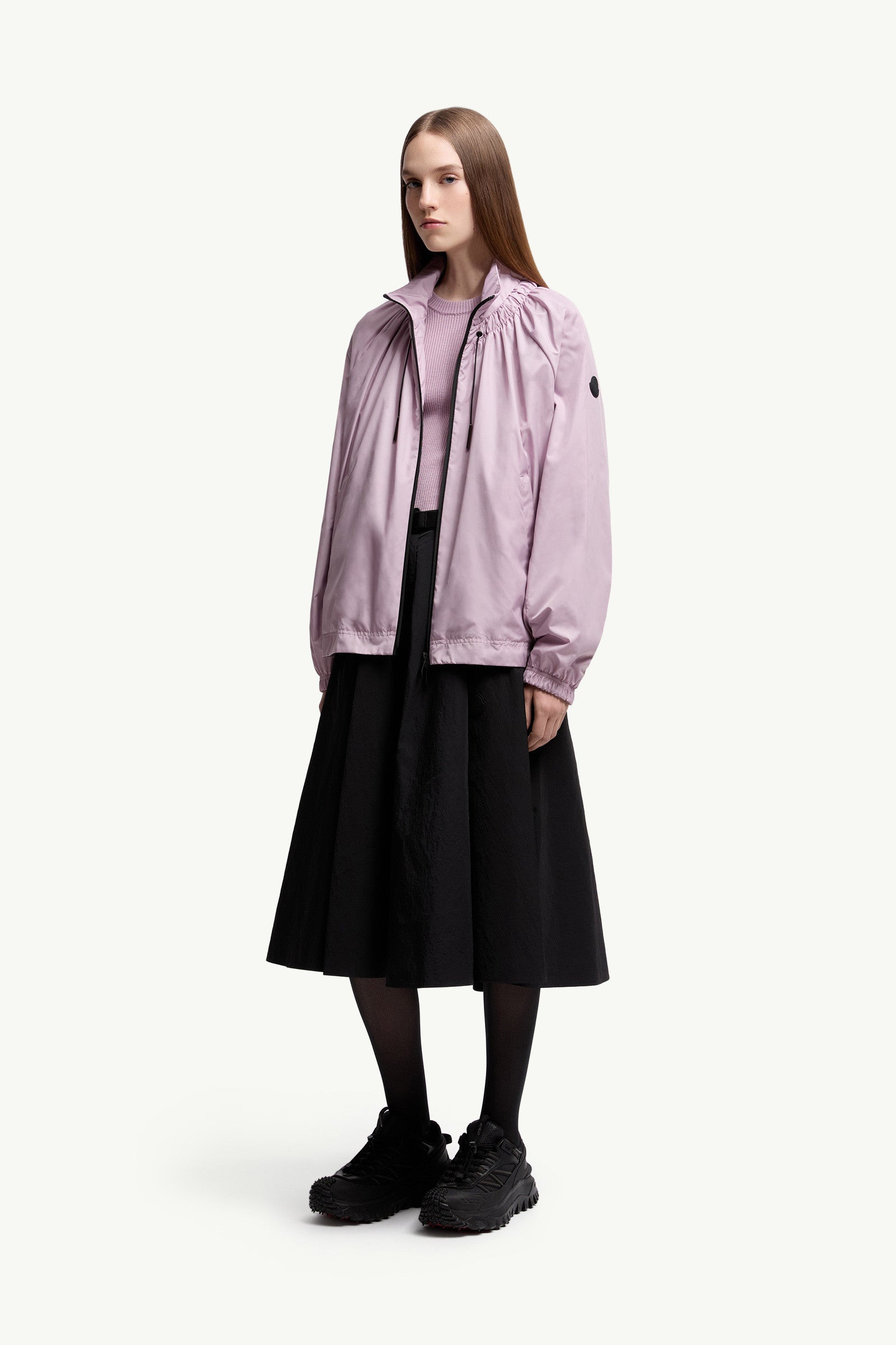 Moncler Midi Skirt Black Black