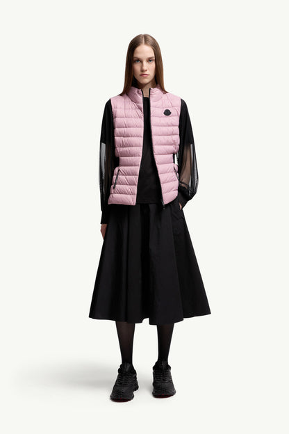 Moncler Tulle Long Sleeve Top Black Black