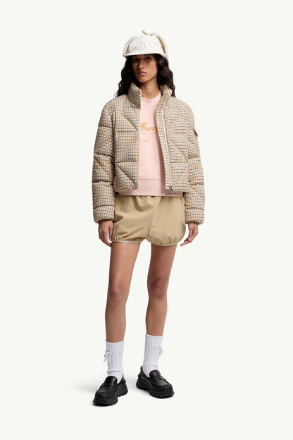 Moncler Embroidered Cotton Sweatshirt Light Pink Light Pink