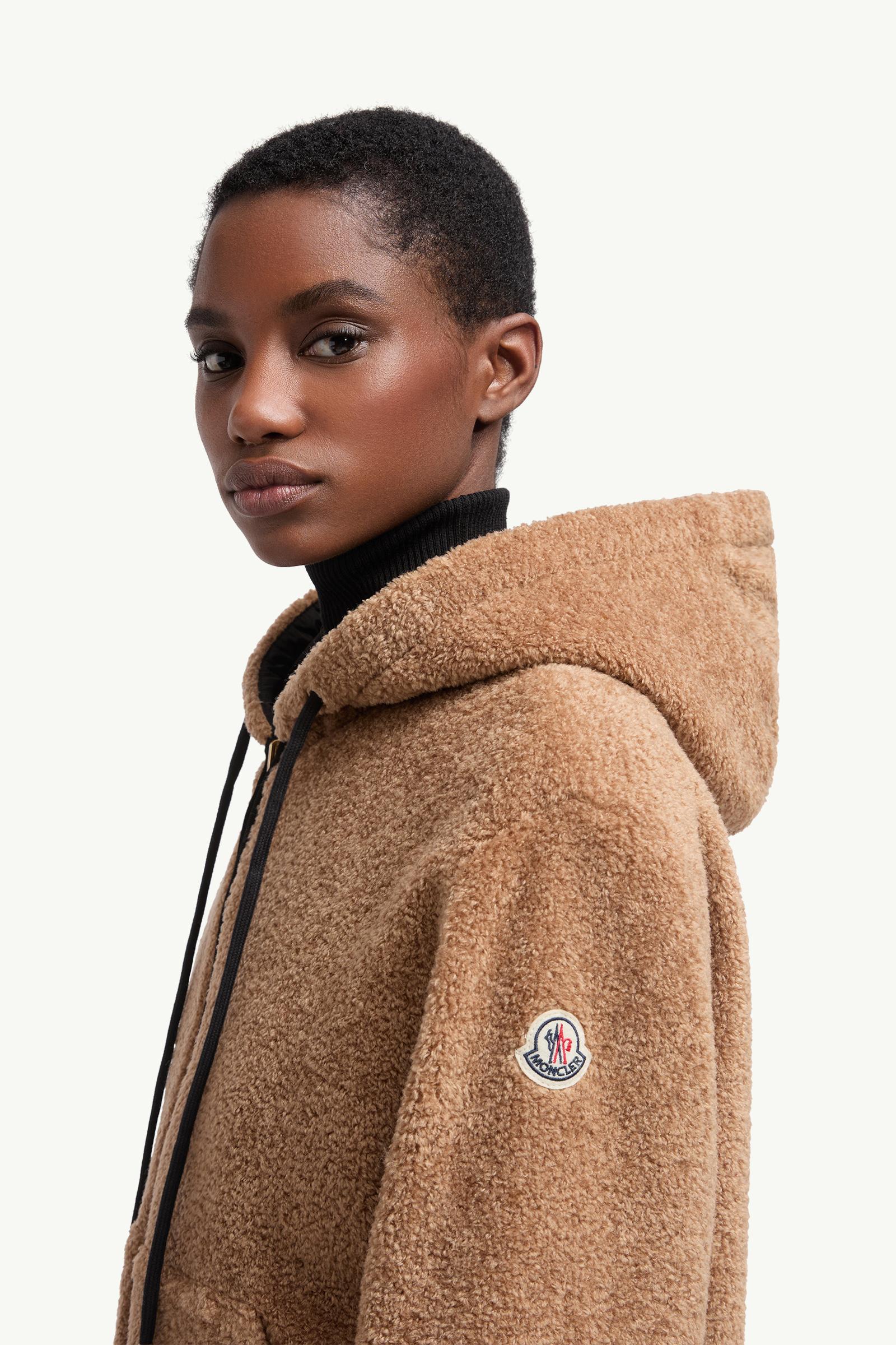 Moncler Reversible Padded Hoodie Brown & Black Brown & Black
