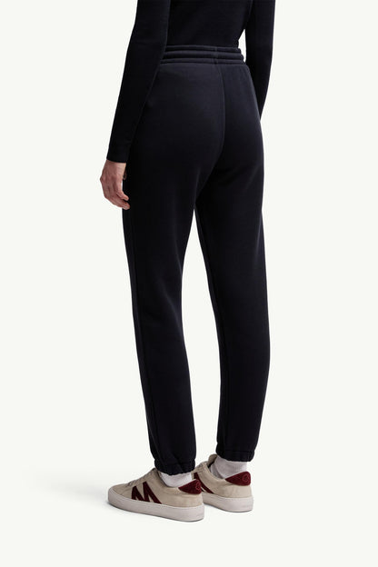 Moncler Logo Patch Cotton Sweatpants Navy Blue Navy Blue