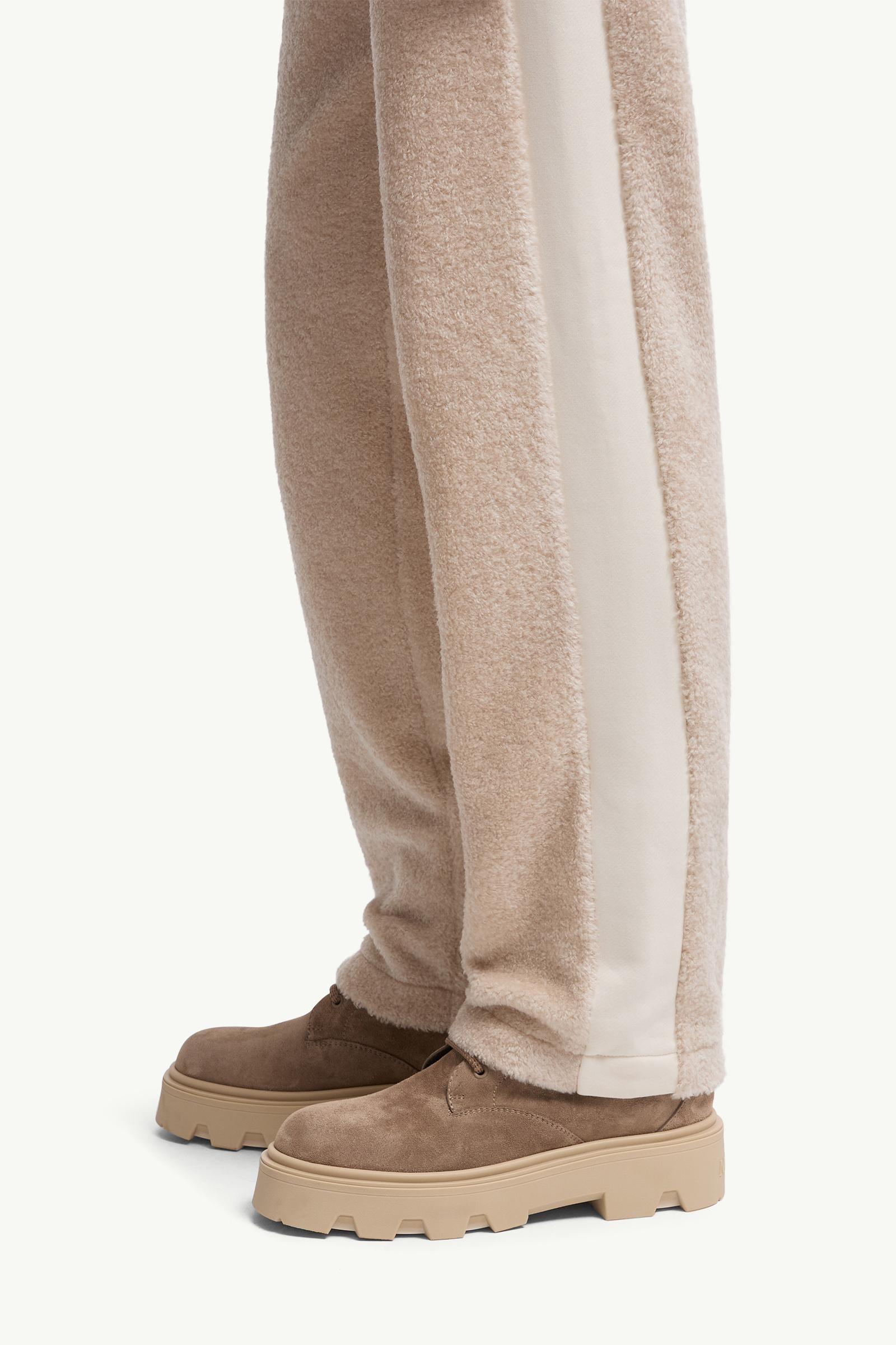 Moncler Teddy Sweatpants White White