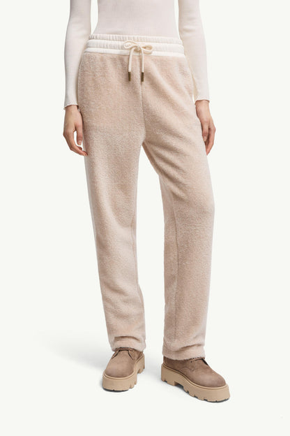 Moncler Teddy Sweatpants White White