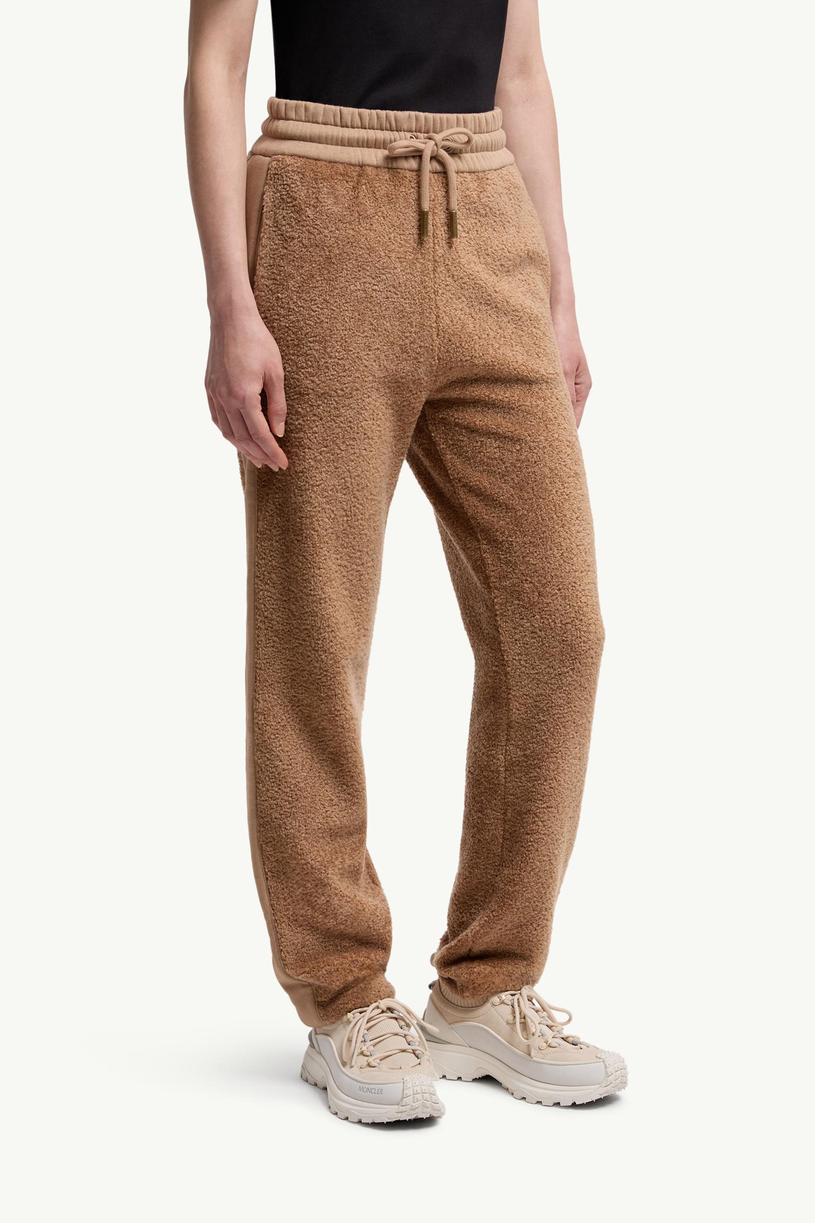 Moncler Teddy Sweatpants Beige Beige