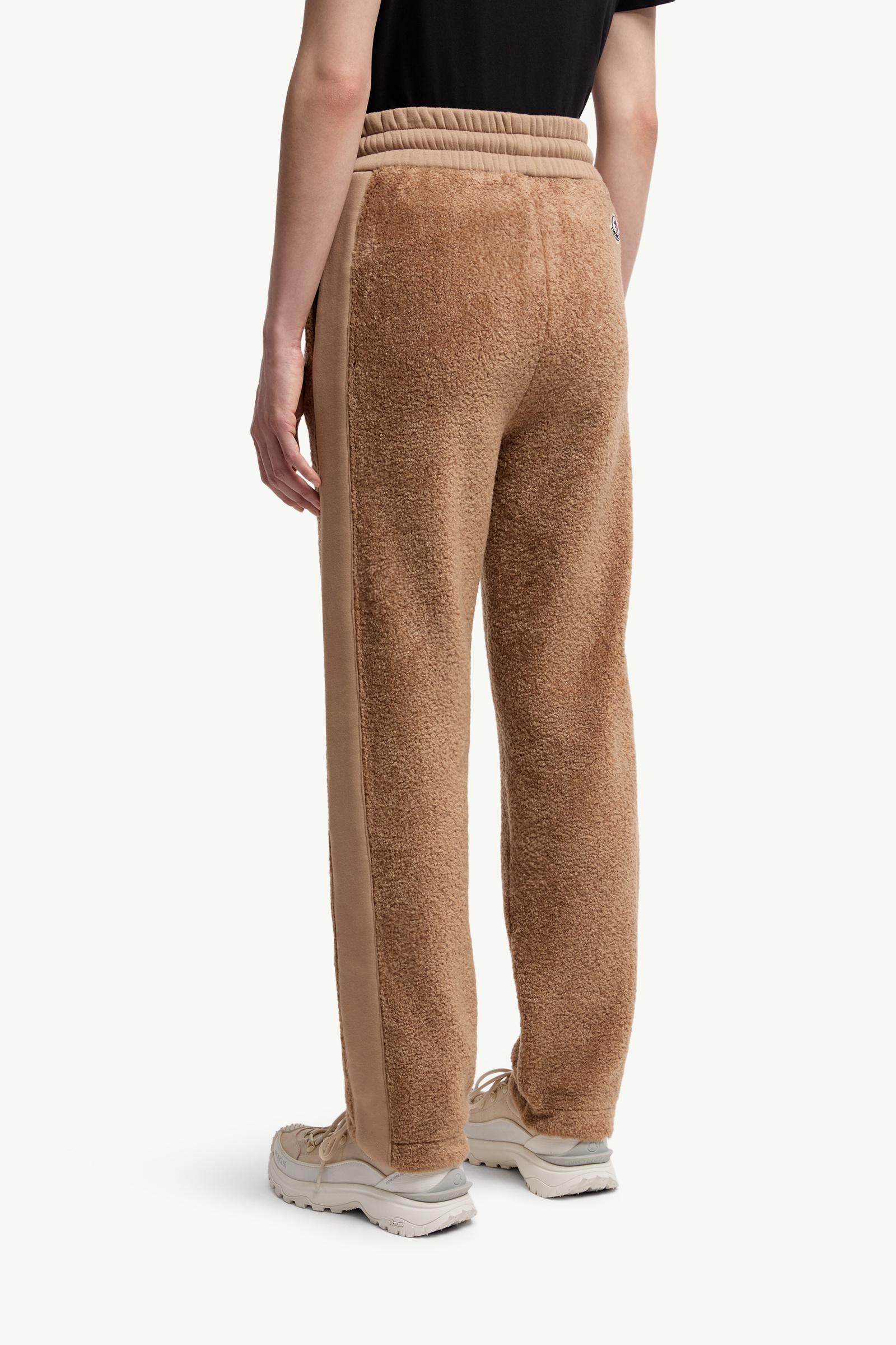 Moncler Teddy Sweatpants Beige Beige