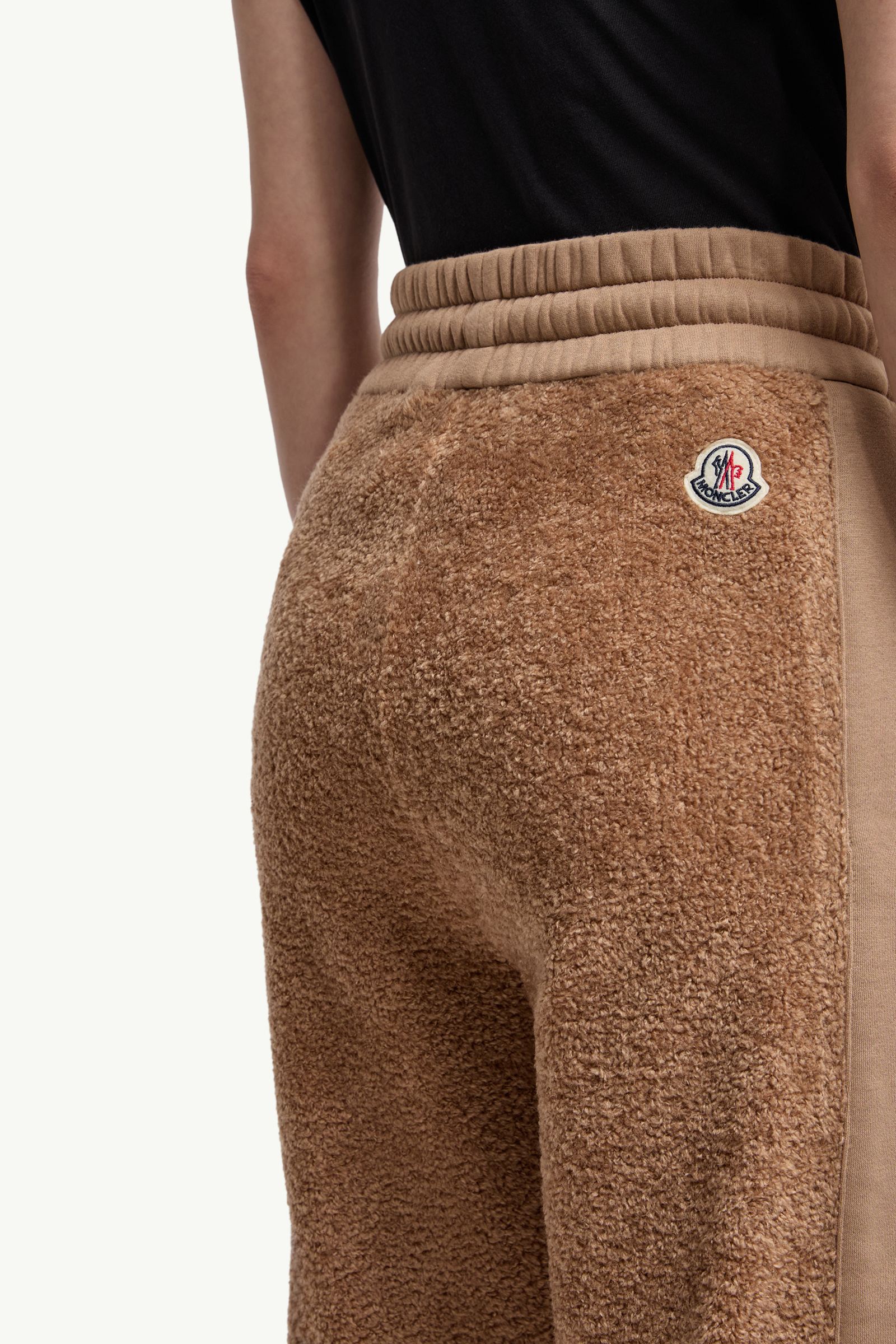 Moncler Teddy Sweatpants Beige Beige