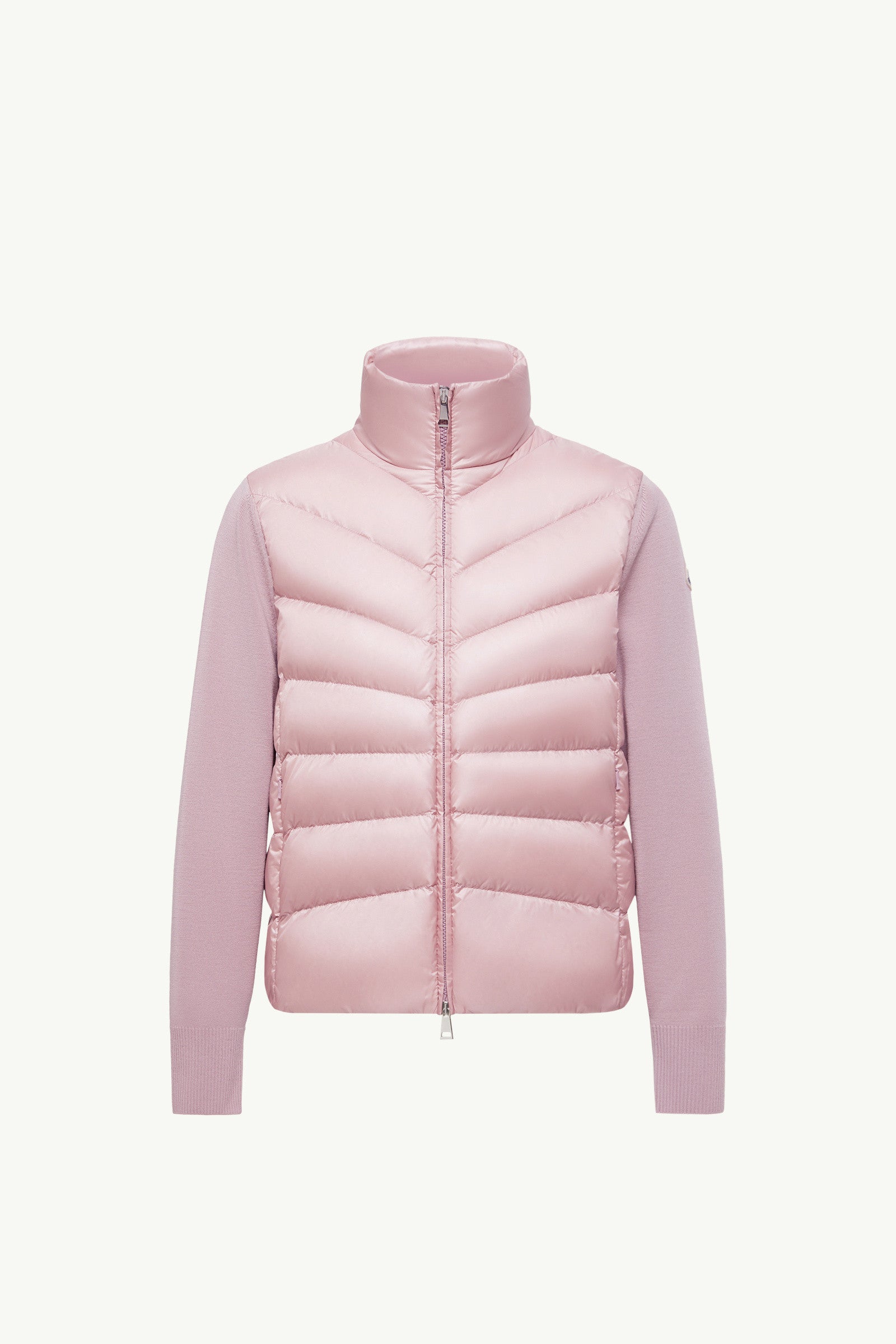 Moncler Padded Wool Cardigan Pink Pink
