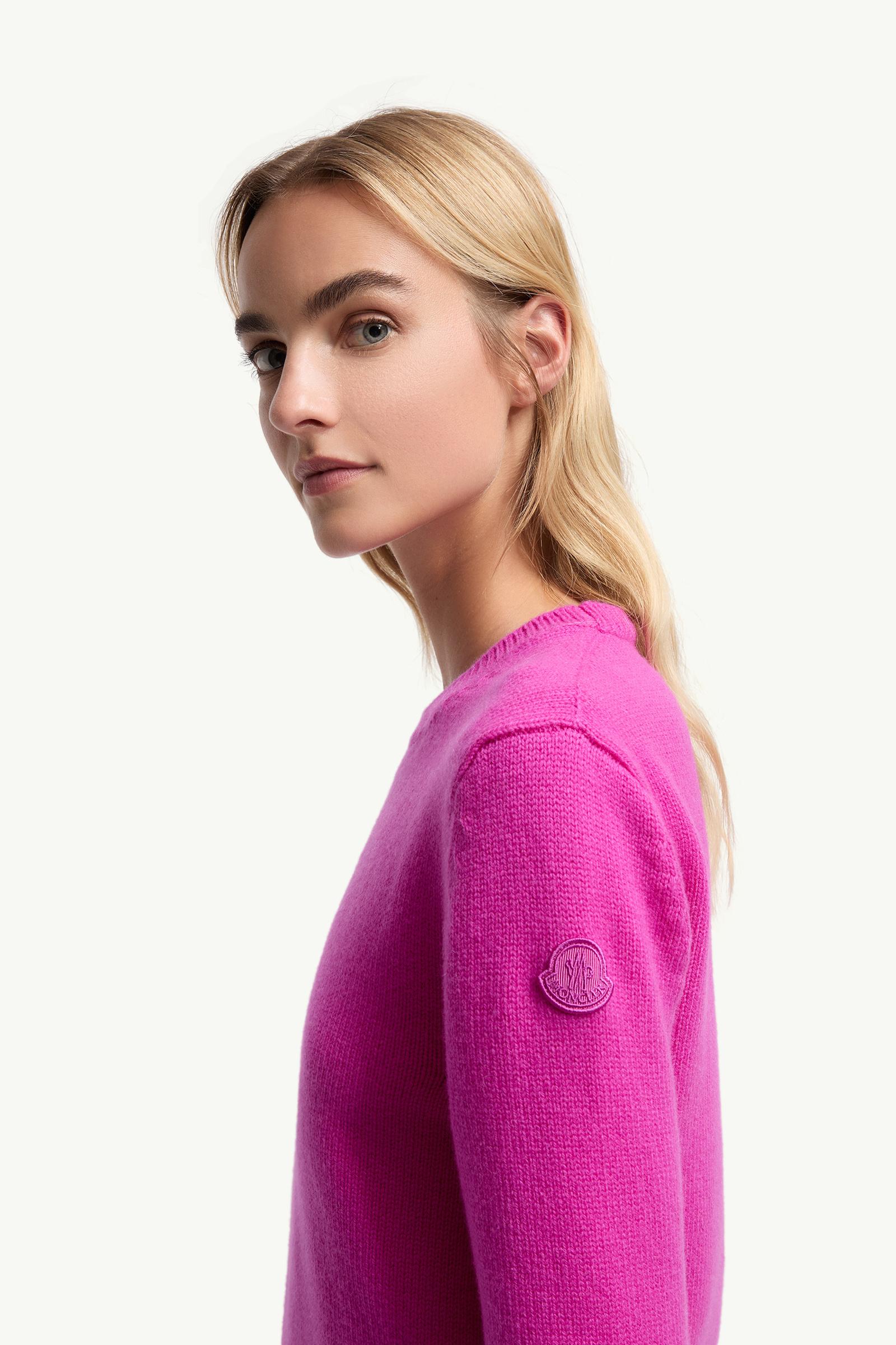 Moncler Wool & Cashmere Sweater Pink Pink