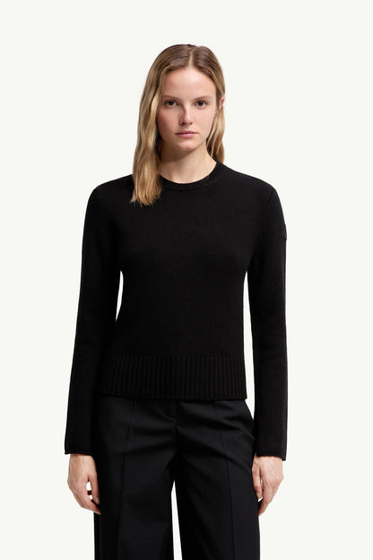 Moncler Wool & Cashmere Sweater Black Black