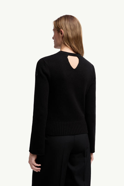 Moncler Wool & Cashmere Sweater Black Black