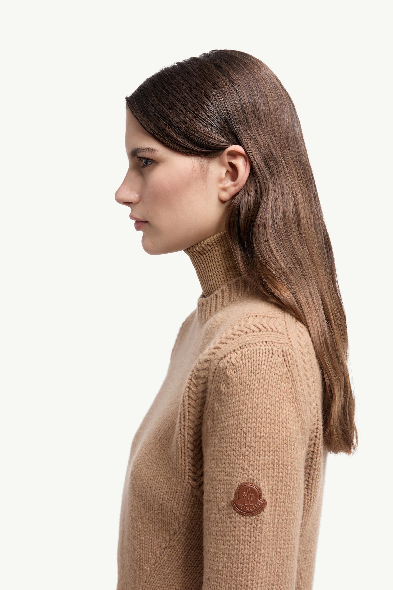 Moncler Wool & Cashmere Sweater Beige Beige
