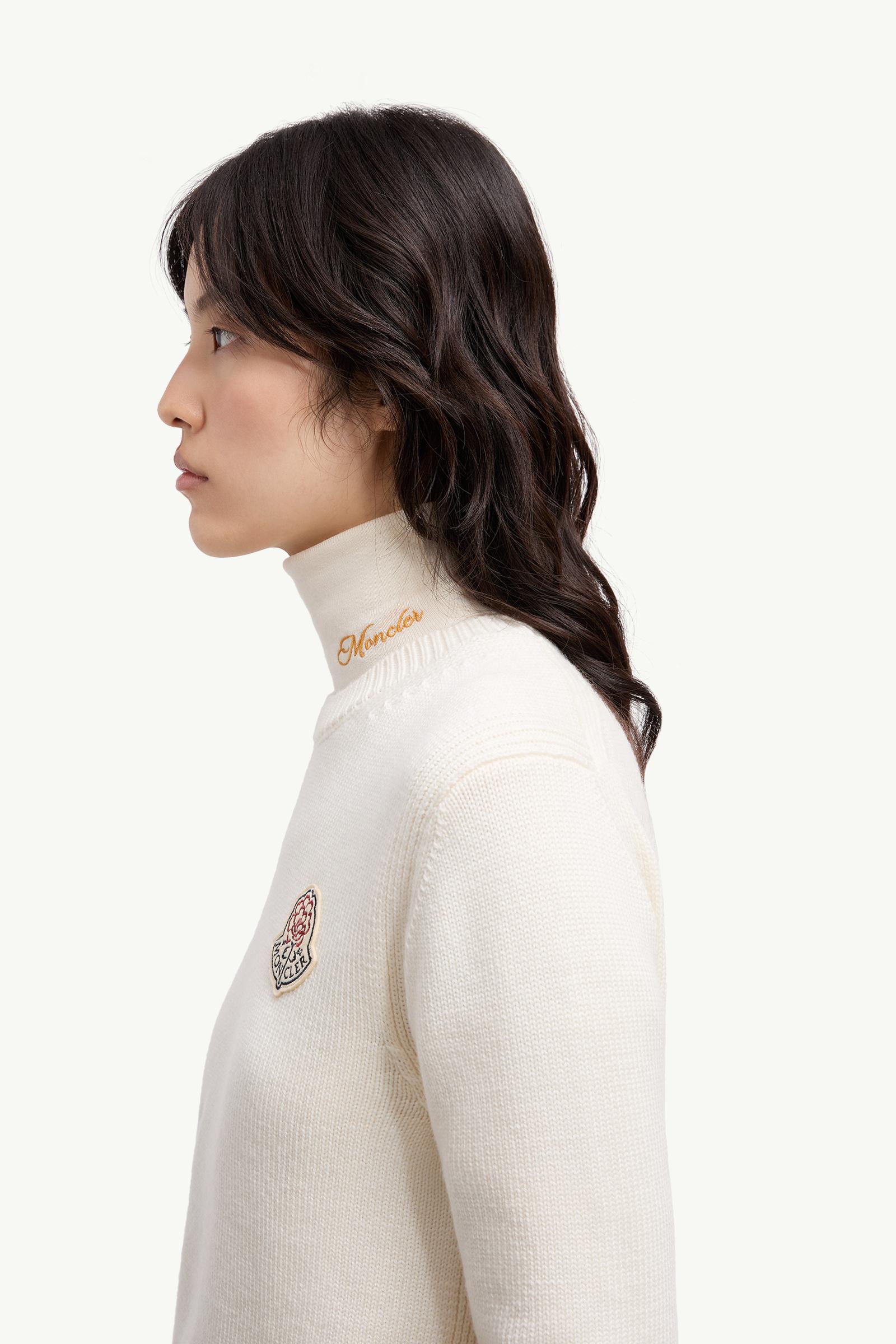 Moncler Crew Neck Tricot White Ivory White Ivory