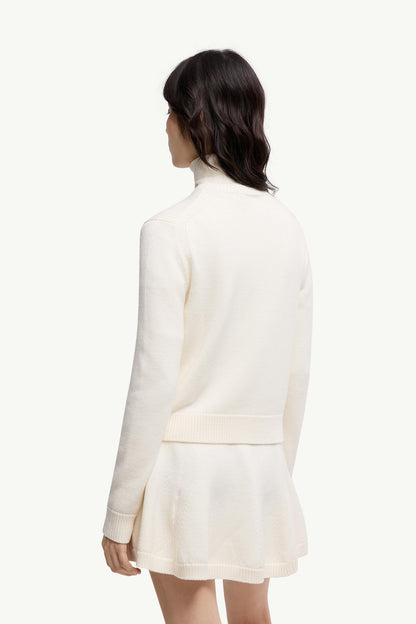 Moncler Crew Neck Tricot White Ivory White Ivory