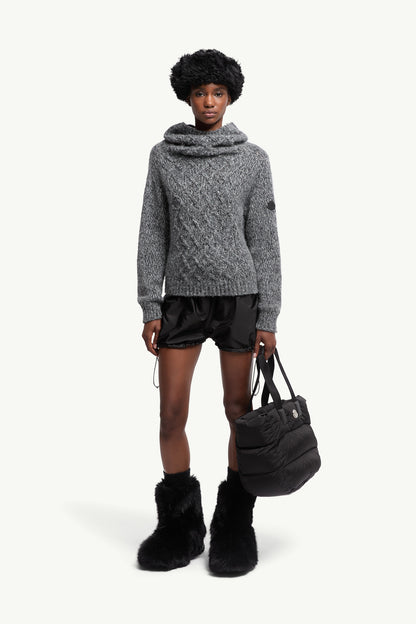 Moncler Alpaca Blend Turtleneck Sweater Dark Grey Dark Grey