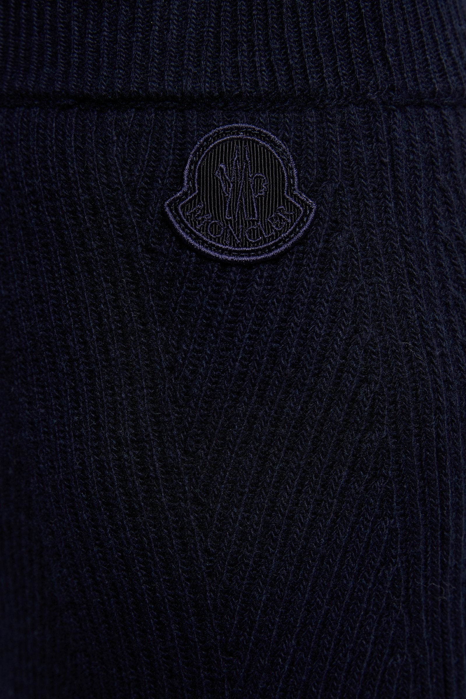 Moncler Wool & Cashmere Midi Skirt Dark Blue Dark Blue