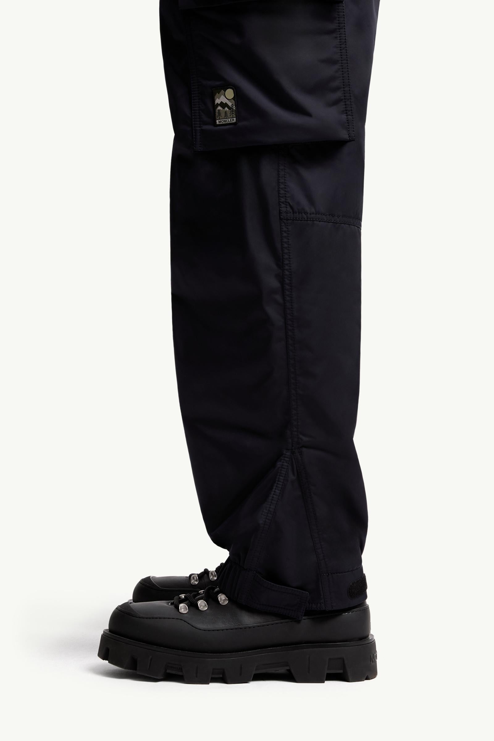 Moncler Gabardine Cargo Pants Navy Blue Navy Blue