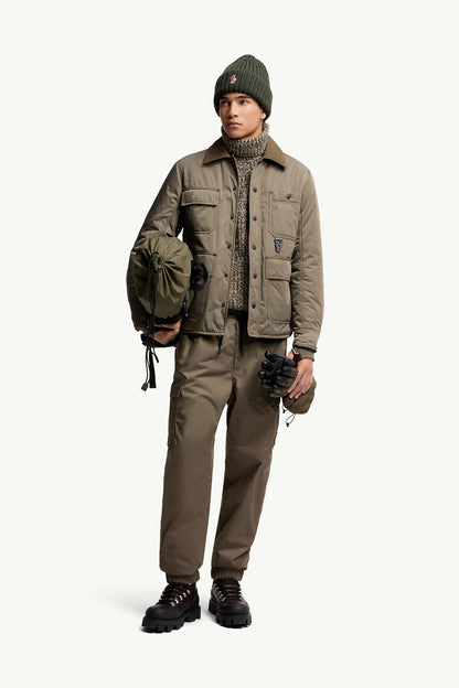 Moncler Gabardine Cargo Pants Olive Green Olive Green