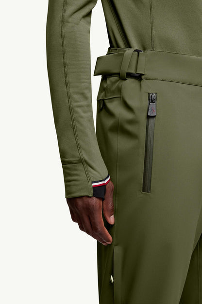 Moncler Padded Ski Pants Olive Green Olive Green