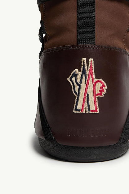 Moncler Moon Boot x Moncler Grenoble Icon Low Padded Snow Boot Brown