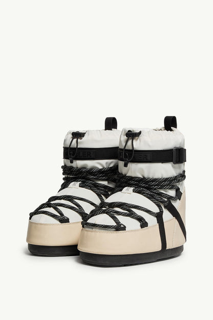 Moncler Moon Boot x Moncler Grenoble Icon Low Padded Snow Boot White