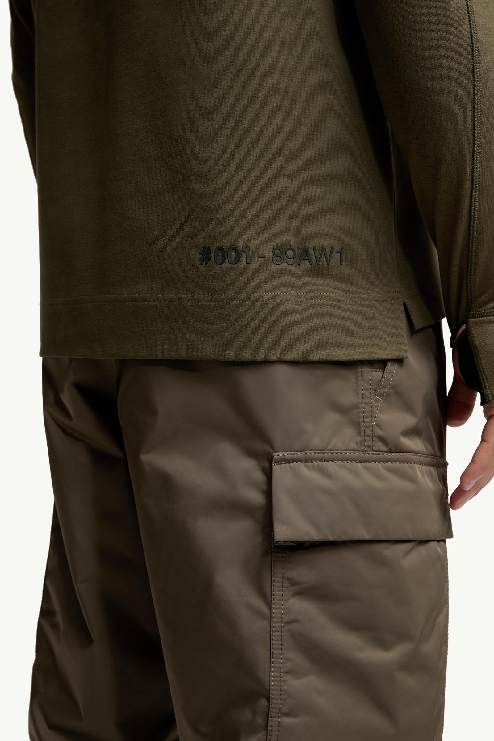 Moncler Logo Cotton T-Shirt Olive Green Olive Green