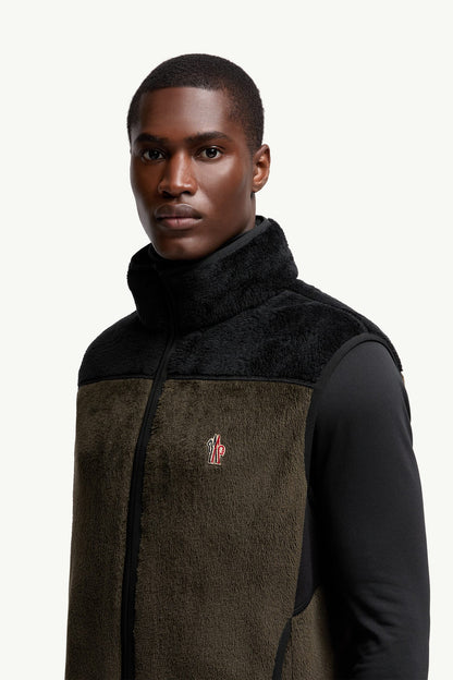 Moncler Polartec® Down Vest Black & Green Black & Green