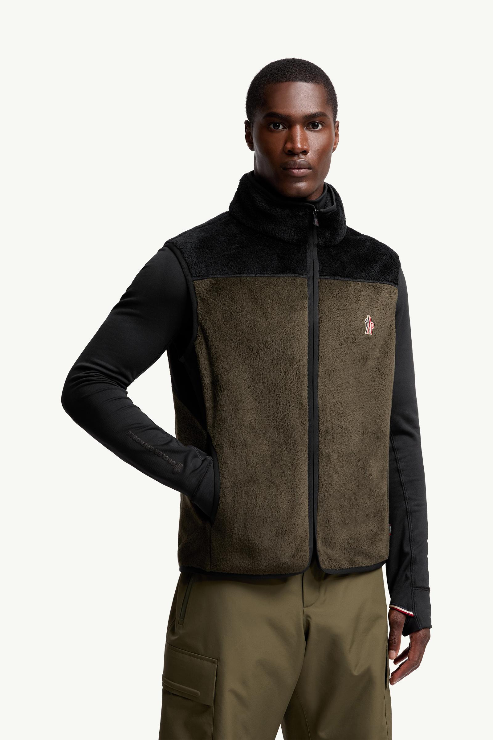 Moncler Polartec® Down Vest Black & Green Black & Green