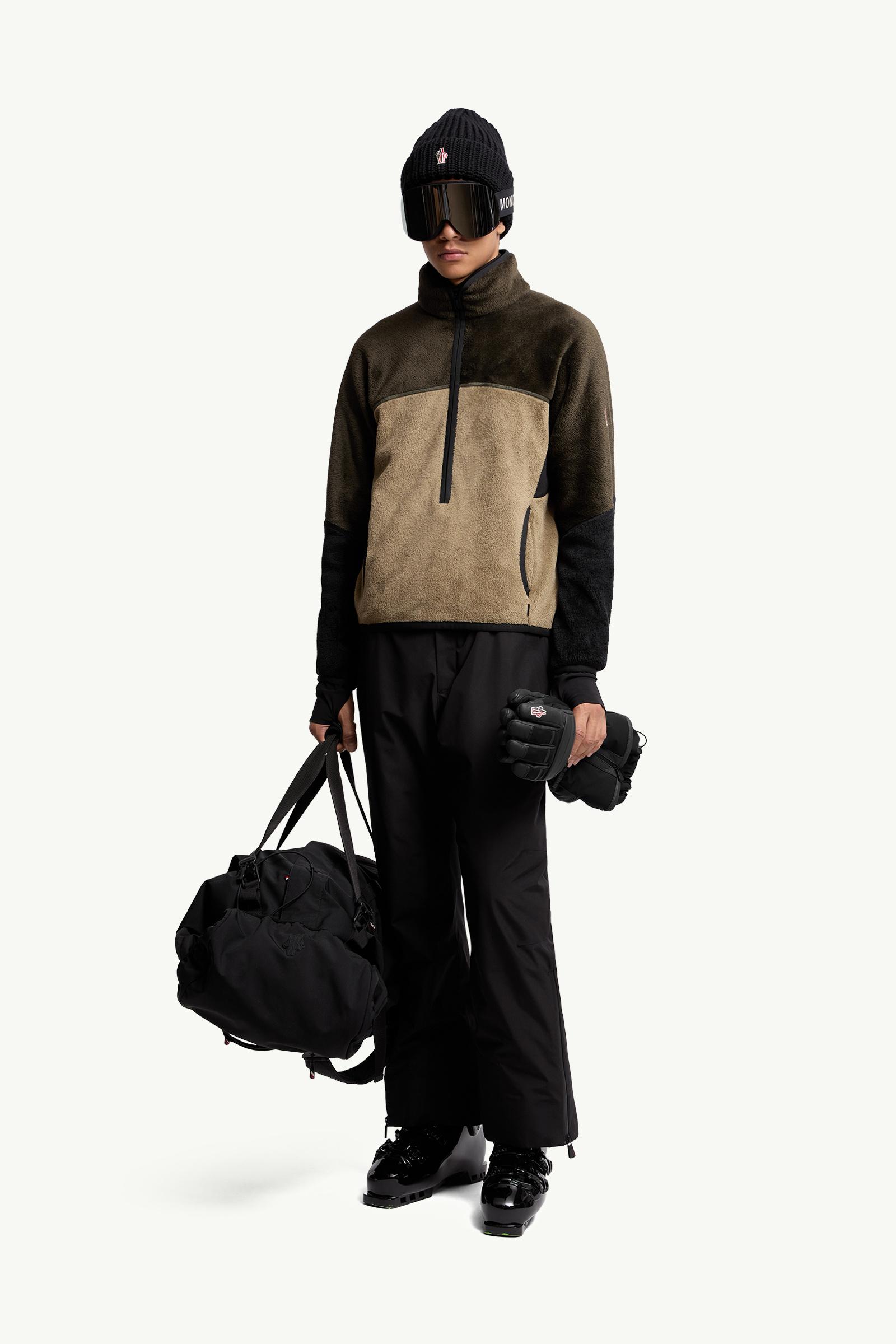 Moncler Polartec® Sweatshirt Beige & Green Beige & Green
