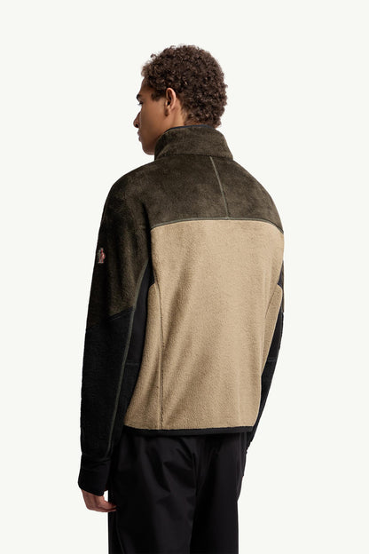 Moncler Polartec® Sweatshirt Beige & Green Beige & Green