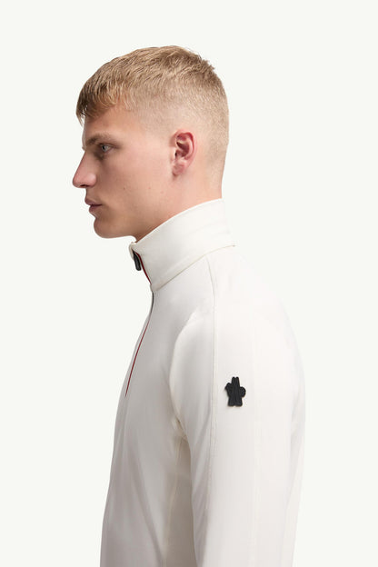Moncler Polartec® Half-Zip Sweatshirt White White